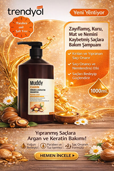 Muddy Argan Keratin Şampuanı 8697426731230