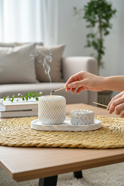 Mum ve Parafin Kokulu Soya Wax Kavanoz Mum ve Dekoratif Tealight Mumluk ve Ta...