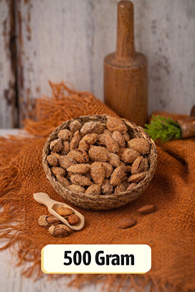 ÜLKÜ KURUYEMİŞ (500 GR) Taze Tuzlu Kabuklu Badem Hediyelik Atıştırmalık - 1. ...