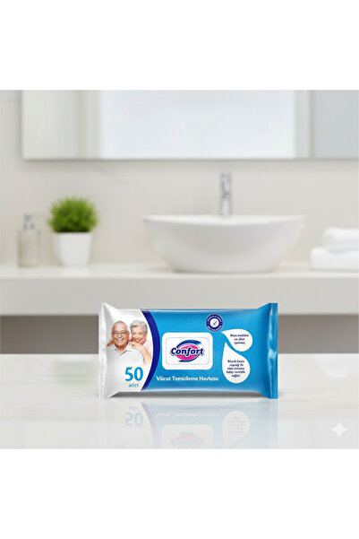 confort Vücut Temizleme Havlusu 50 li