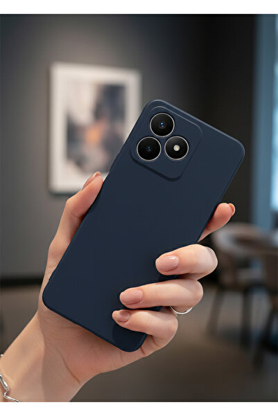 Hatreds Realme Note 50 Uyumlu İçi Kadife Kamera Korumalı Renkli Silikon Kılıf