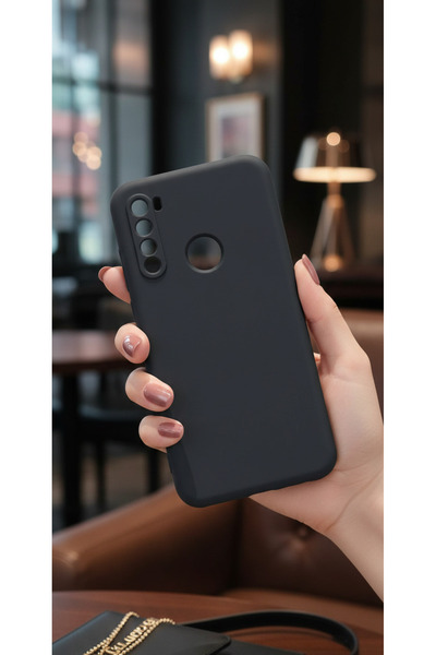 Hatreds Xiaomi Redmi Note 8 Uyumlu İçi Kadife Kamera Korumalı Renkli Silikon ...
