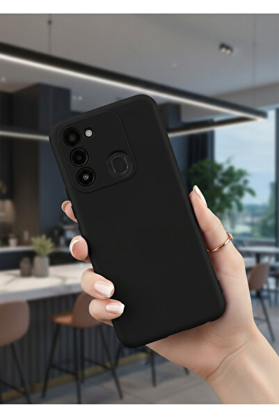 Hatreds Tecno Spark 8C Uyumlu İçi Kadife Kamera Korumalı Renkli Silikon Kılıf