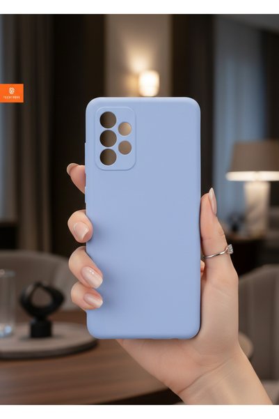 AQUA AKSESUAR Galaxy A72 Compatible Velvet Inner Surface Camera Protection Case