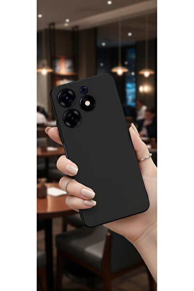 Hatreds Tecno Spark 10 Pro Uyumlu İçi Kadife Kamera Korumalı Renkli Silikon K...