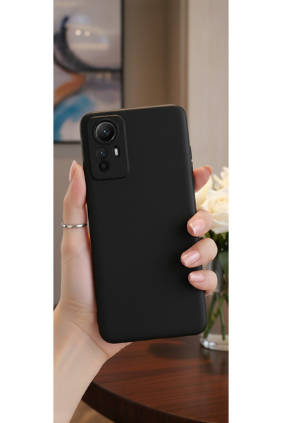 Hatreds Xiaomi Redmi Note 12S Uyumlu İçi Kadife Kamera Korumalı Renkli Siliko...