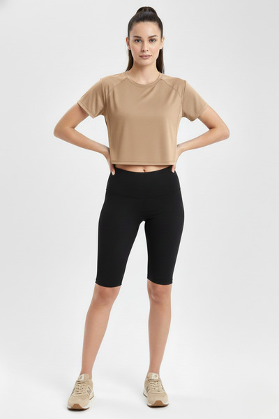 MAİMODA شورت رياضي/سباحة نسائي/سروال قصير بطول الركبة