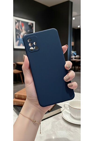 TechTrove Galaxy A71 Kılıf Içi Kadife Süet Tasarımlı Kamera Korumalı Renkli S...