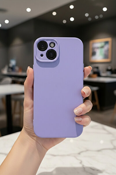 TechTrove Apple iPhone 15 Plus Kılıf İçi Kadife Süet Tasarımlı Kamera Korumal...