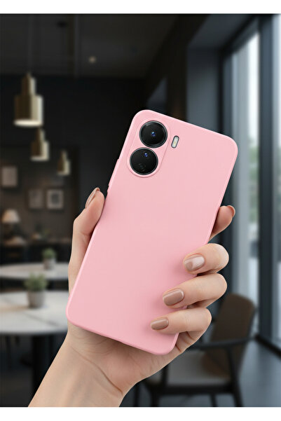 Hatreds Vivo Y16 Uyumlu İçi Kadife Kamera Korumalı Renkli Silikon Kılıf