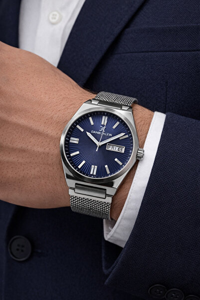 Daniel Klein Yeni Sezon Gümüş Renk Çelik Erkek Kol Saati 3atm Su Geçirmez Bil...