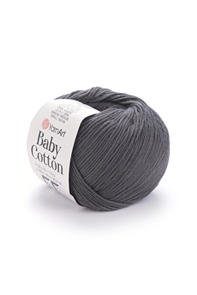 Yarnart Baby Cotton - Baby Hand Knitting νήμα Anthracite-454