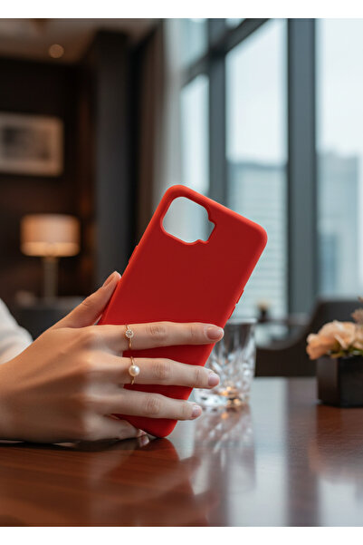 TechTrove Oppo Reno 4 Lite Kılıf İçi Kadife Süet Tasarımlı Kamera Korumalı Re...