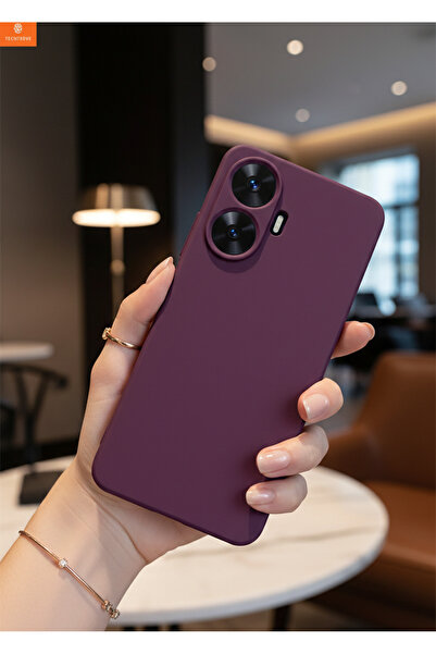 TechTrove Realme C55 Kılıf Içi Kadife Süet Tasarımlı Kamera Korumalı Renkli S...