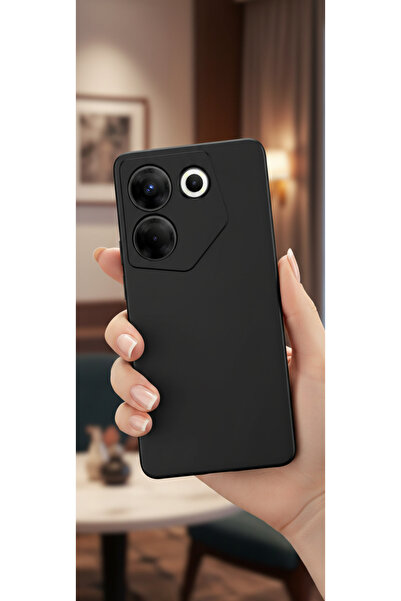 Hatreds Tecno Camon 20 Pro 5G Uyumlu İçi Kadife Kamera Korumalı Renkli Siliko...