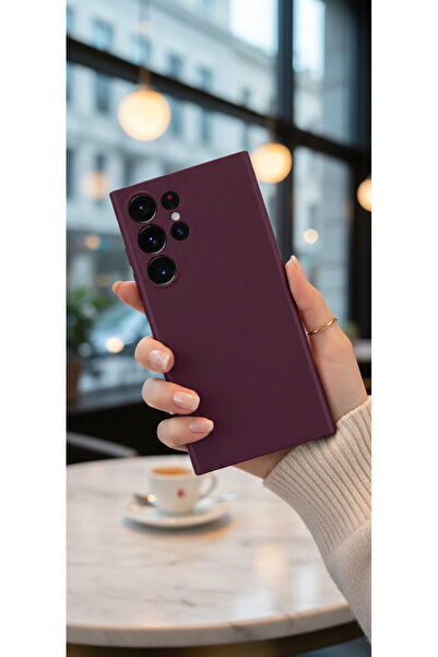 Hatreds Samsung Galaxy S24 Ultra Uyumlu İçi Kadife Kamera Korumalı Renkli Sil...