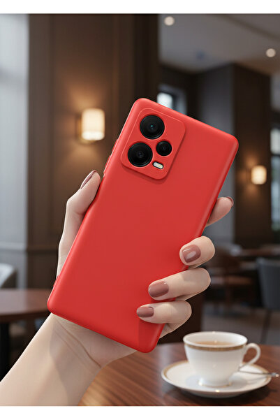 Hatreds Xiaomi Redmi Note 12 Pro Plus 5G Uyumlu İçi Kadife Kamera Korumalı Re...