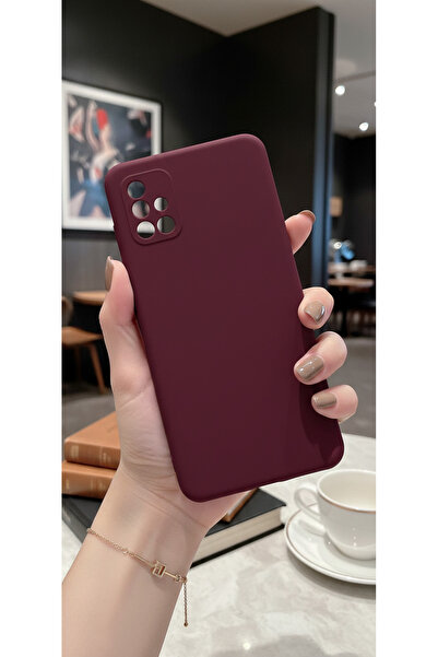 TechTrove Galaxy M51 Kılıf Içi Kadife Süet Tasarımlı Kamera Korumalı Renkli S...
