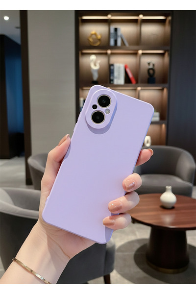 Hatreds Realme 12 Lite Uyumlu İçi Kadife Kamera Korumalı Renkli Silikon Kılıf