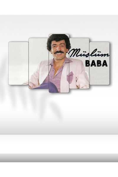 EVLOYA Müslüm Baba, Müslüm Gürses - 5 Parçalı Tablo