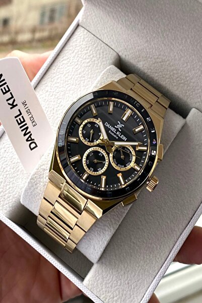 Daniel Klein ساعة يد رجالية بسوار من الفولاذ المقاوم للصدأ للموسم الجديد 3 AT...