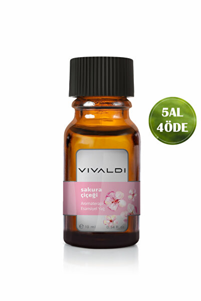 Vivaldi Home Sakura Çiçeği Esansiyel Yağ 10 ml Hafif & Zarif Çiçek Kokusu Aro...