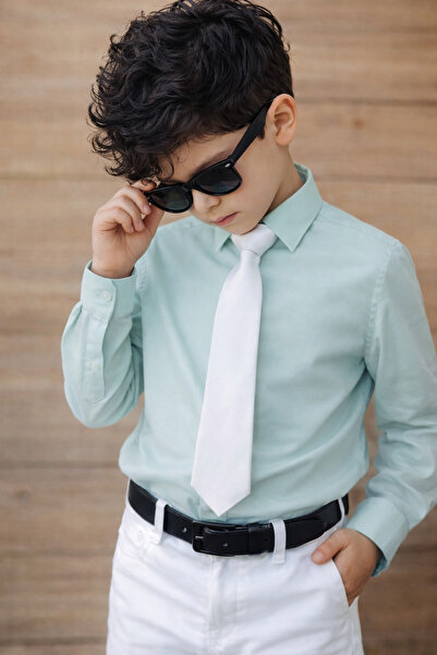 Algitsin O L A Children's Tie White 1-12 Years