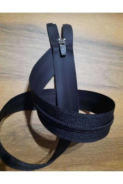 Beyna Waterproof 77 cm Plastic Separate Black Zipper 1 Pack 2 Pieces