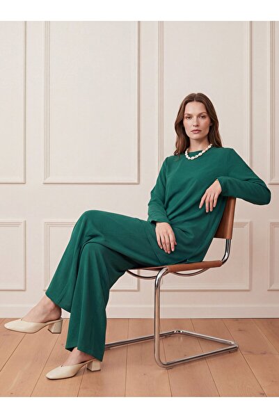 Refka Aerobin Basic Tunik&Pantolon İkili Takım - Zumrut Yesili -