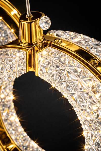 Ultra Home Oslo Model 3 RENK Kumandalı 4 Lü Salon Mutfak Oturma Yatak Odası Modern Led Gold Avize