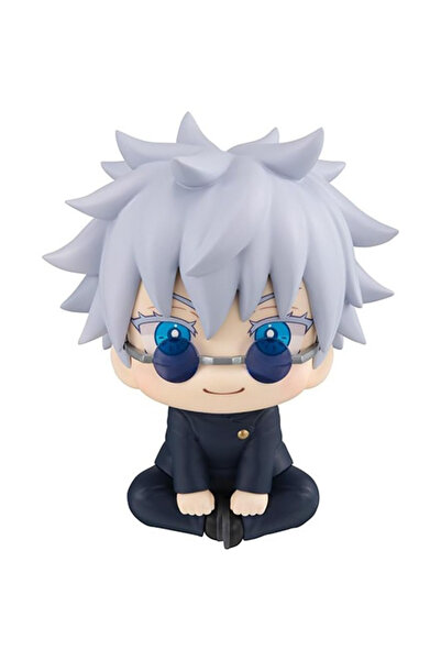 Intrio Gojo Satoru Oturan Chibi Figür – Jujutsu Kaisen Anime Koleksiyon Figürü