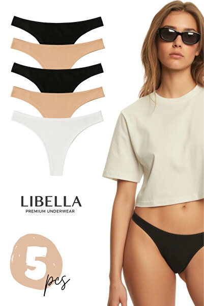 LİBELLA İÇ GİYİM Seria Premium Bumbac material elastic Pachet de 5, Potrivire...