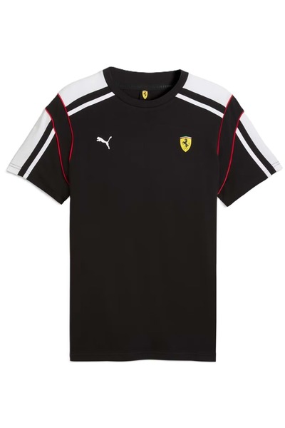 Puma Ferrari MT7 Tee 635836 Ανδρικό T-Shirt ΜΑΥΡΟ