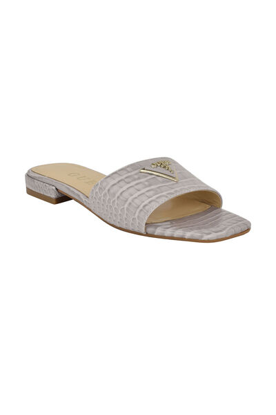 Guess Tamsey croc embossed slides
