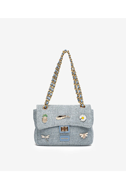 Greyder Kadın Mavi Omuz Çantası 5Y2CN69716