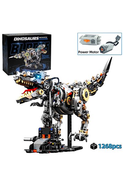 Choice مجموعة بناء ديناصورات ديناميكية من فانكسيني، 1268 قطعة، مزودة بمحرك كه...