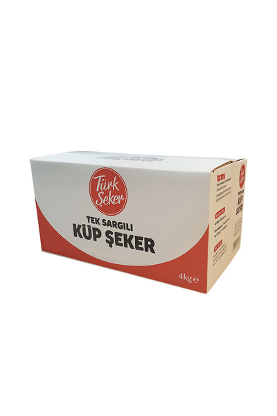 Türk Şeker Tek Sargılı Küp Şeker 4 Kg