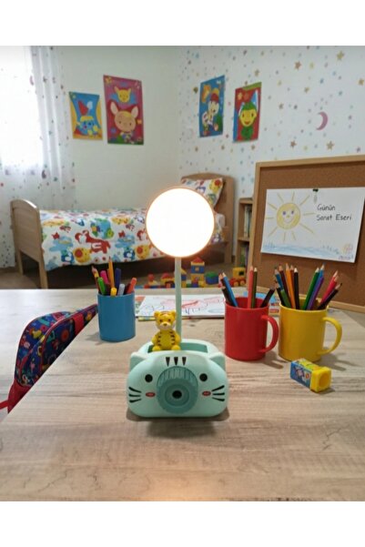 Home Fotoğraf Makinası Figürlü 2 Kademeli Kalemlik Bölümlü Ve Kalem Traşlı Ma...