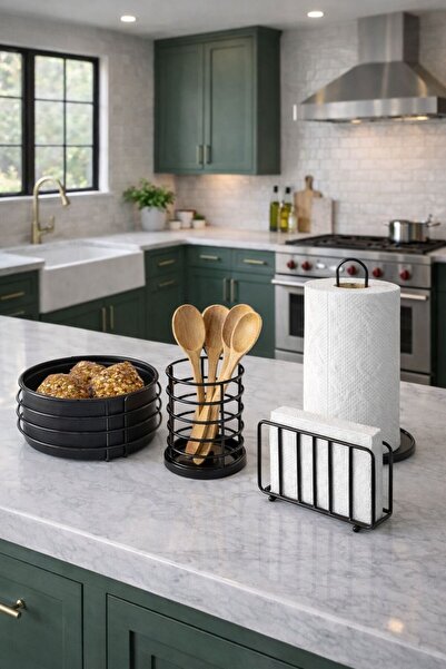 KARTEYA مجموعة تقديم الخدمة ومجموعة أدوات الخبز، حامل المناديل، حامل المناشف،...