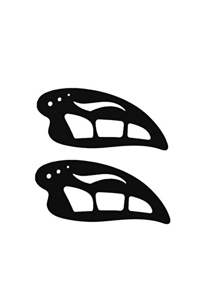 Choice قالبان أسودان لظلال العيون، قالب ختم مكياج العيون، قابل لإعادة الاستخد...