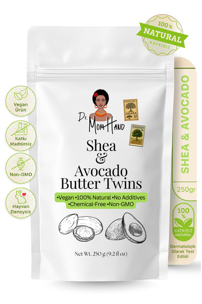 Dr. Mom Hand Organik Avokado & Shea Butter %100 Saf, Doğal, Organik, 250 Gr.