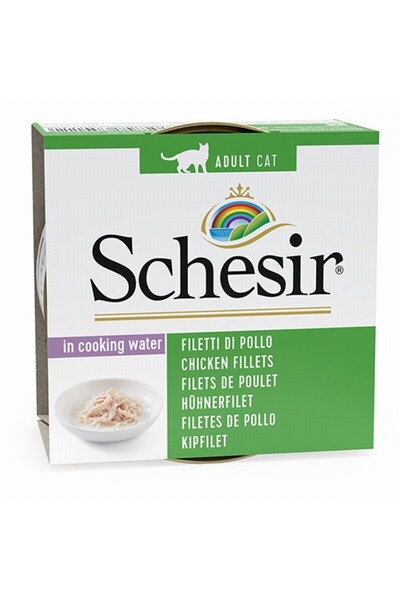 Schesir 85 Gr File de Pui Sos Conve pentru Pisici - Petshopundan