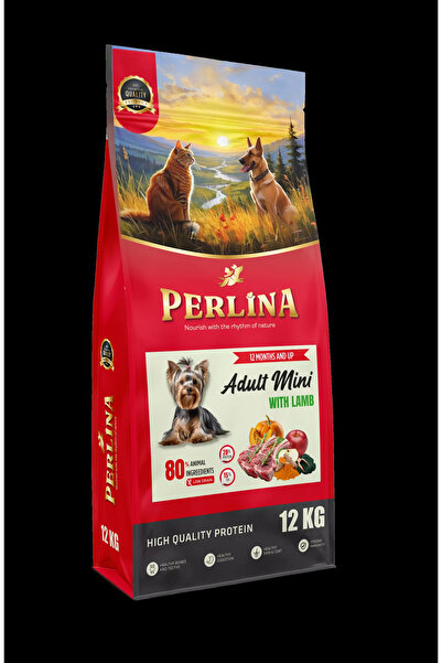 Yetişkin Küçük Irk Köpek Maması, Kuzulu, 12 kg,%80 Hayvansal Protein