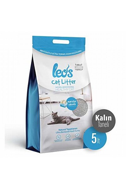 Leos Cat Litter Marsilya Sabunlu Bentonit Kalın Taneli Kedi Kumu 2x5 Lt