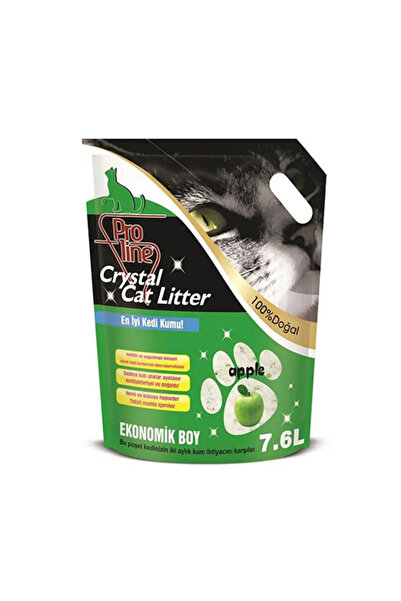 Proline Elma Aromalı Kristal Kedi Kumu 2x7,6 Lt