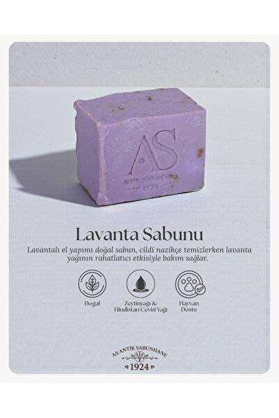 AS ANTİK SABUNHANE 1924 Antik Sabunhane'den El Üretimi Lavanta Sabunu