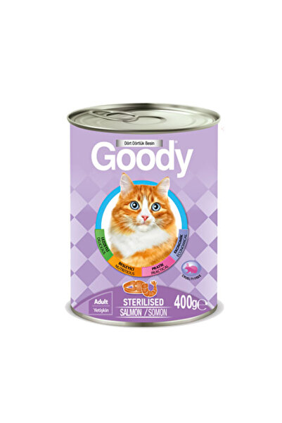 Goody Somonlu Kısırlaştırılmış Kedi Konservesi 6 Adet 400 Gr