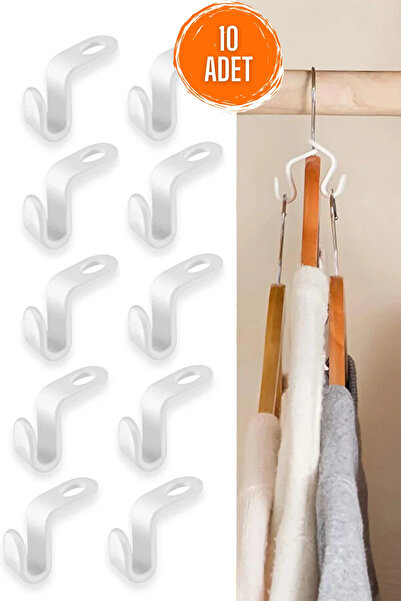 COZY SENSE Dolap İçi Askı Çoğaltıcı 5 Adet Pratik Gardırop Dolap Düzenleyici ...