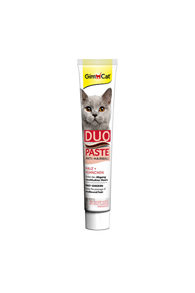 Gimcat Anti Hairball Duo Paste Malt Chicken Tüy Yumağı Önleyici Tavuklu Kedi ...