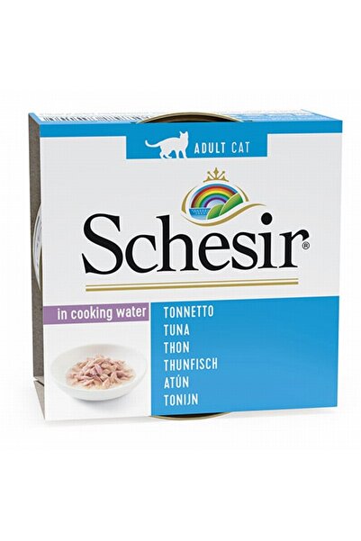 Schesir طعام القطط شيزر تونا في ماء الطهي المعلب - 85 جرام